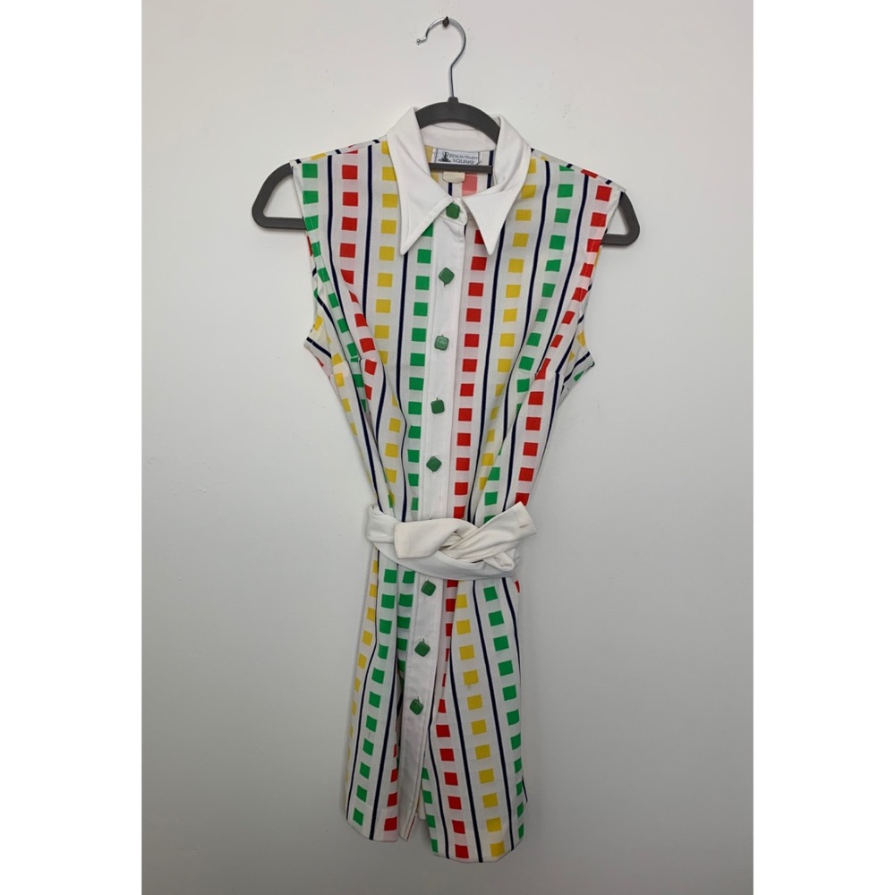 Vintage 50’s Button Up collared Dress